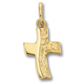 Kreuz Anhänger aus 333er Gelbgold von ONE ELEMENT – Bild 1