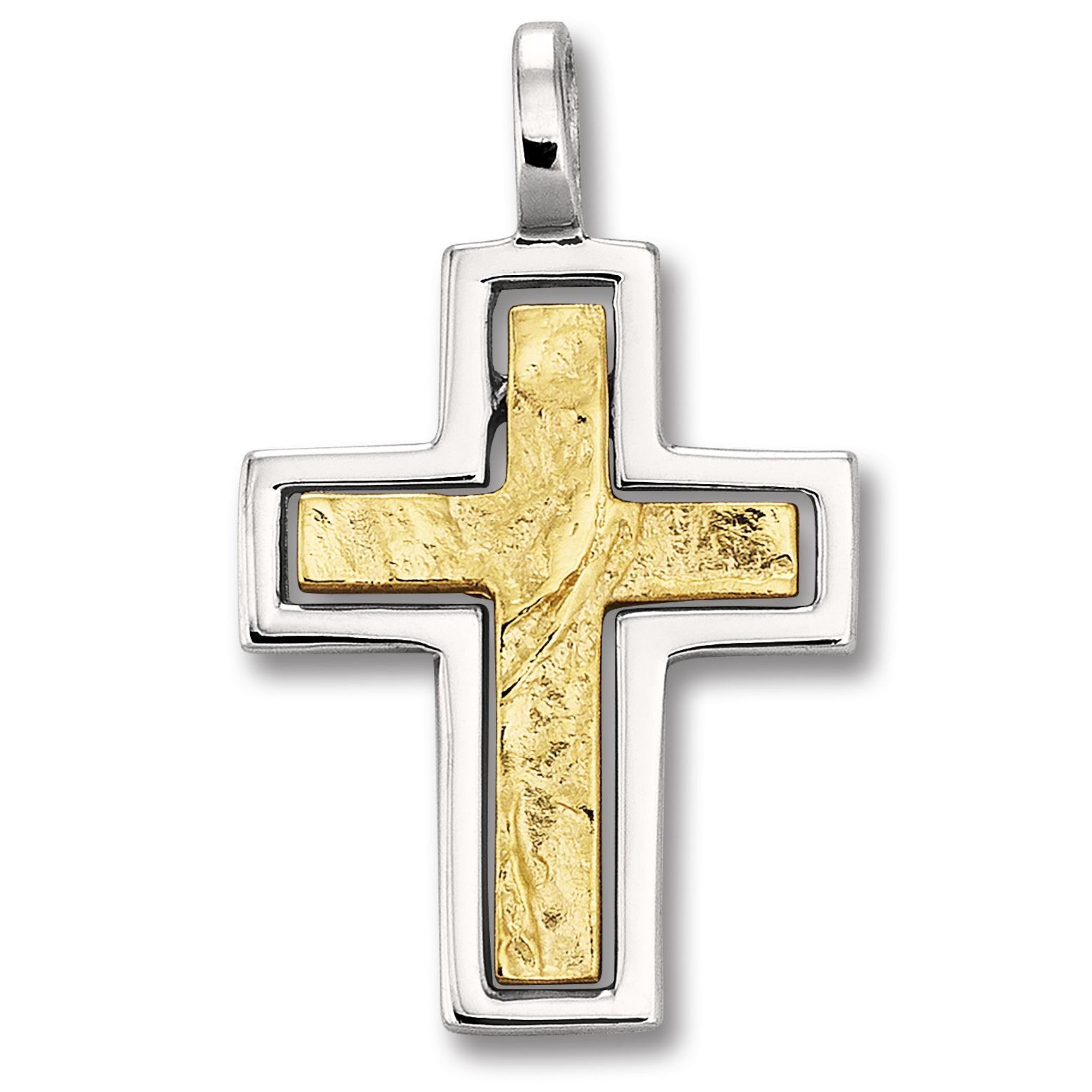 Kreuz Anhänger aus 925er Silber von ONE ELEMENT – Bild 1