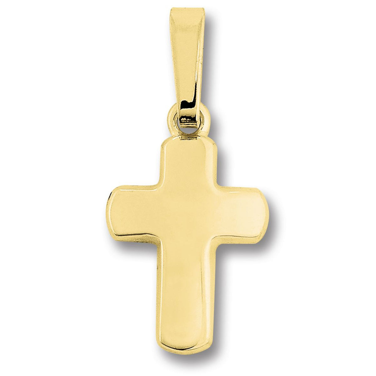 Kreuz Anhänger aus 333er Gelbgold von ONE ELEMENT – Bild 1