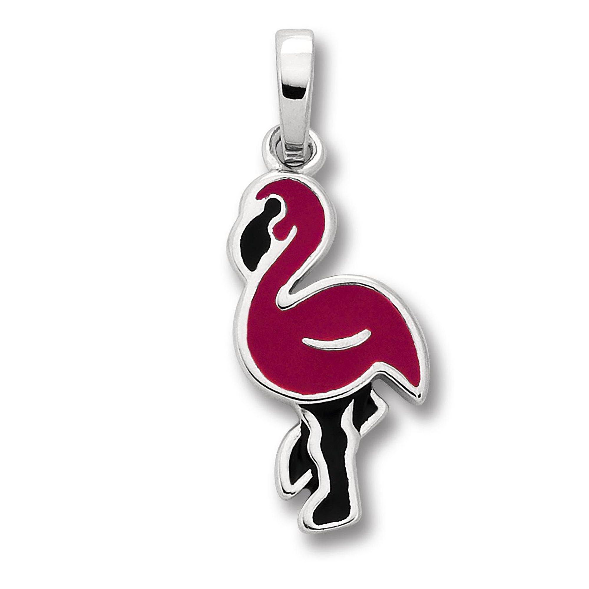 Flamingo Anhänger aus 925er Silber von ONE ELEMENT – Bild 1