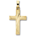 Kreuz Anhänger aus 333er Gelbgold von ONE ELEMENT – Bild 1