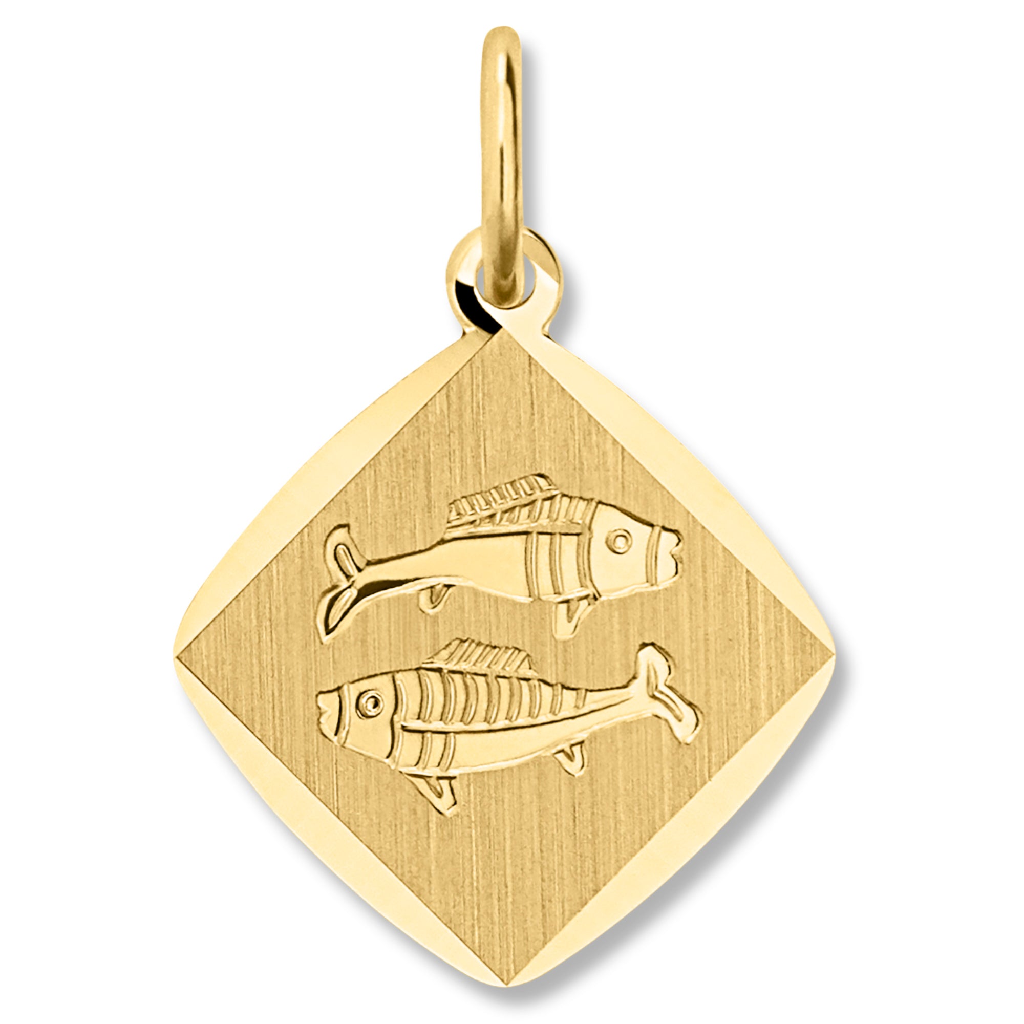Fische Sternzeichen Anhänger aus 333er Gelbgold von ONE ELEMENT – Bild 1