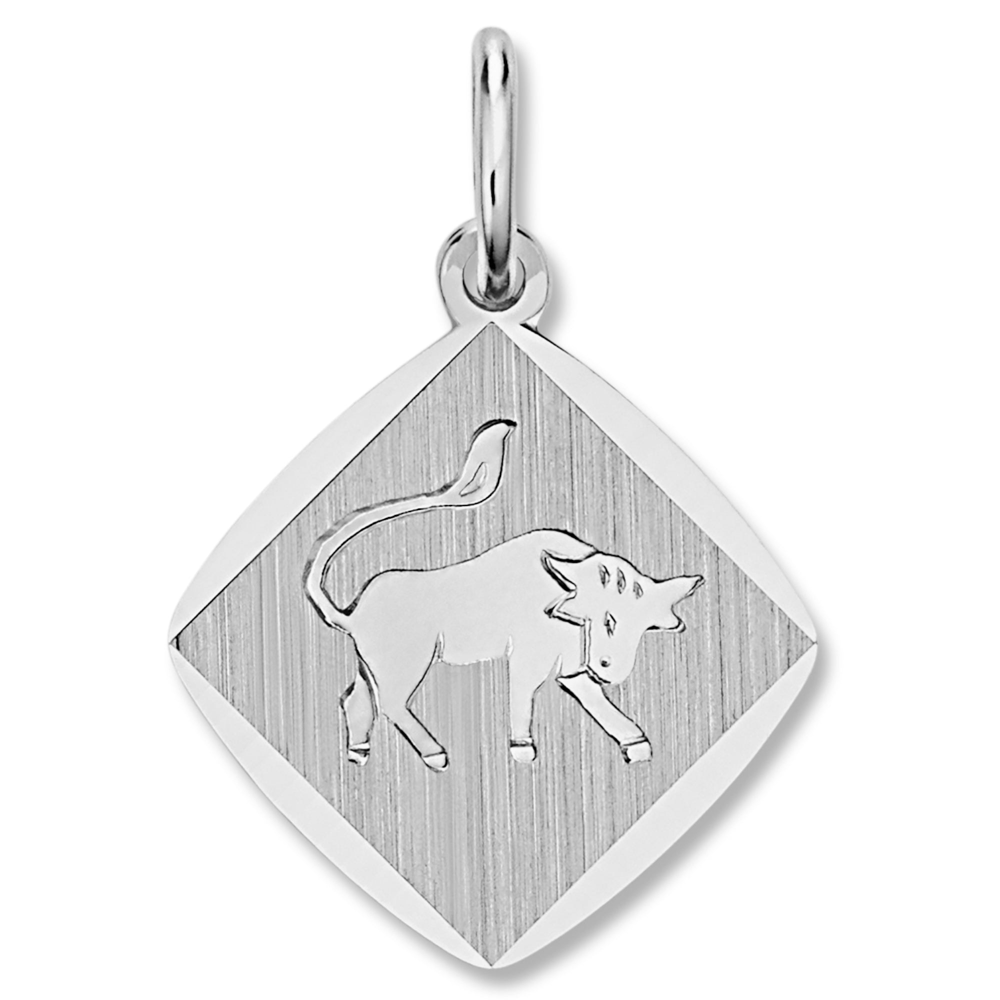 Stier Sternzeichen Anhänger aus 925er Silber von ONE ELEMENT – Bild 1