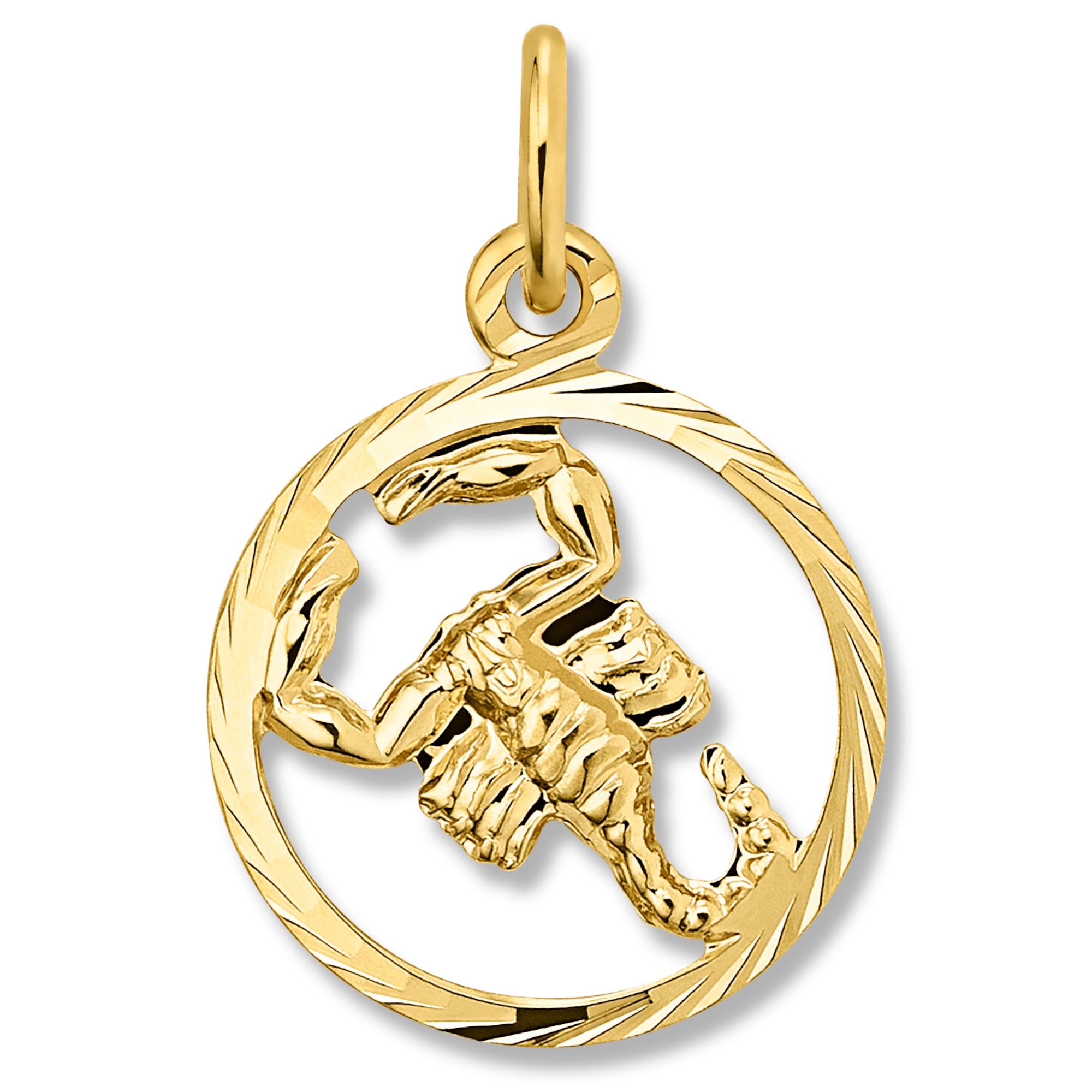 Skorpion Sternzeichen Anhänger aus 333er Gelbgold von ONE ELEMENT – Bild 1