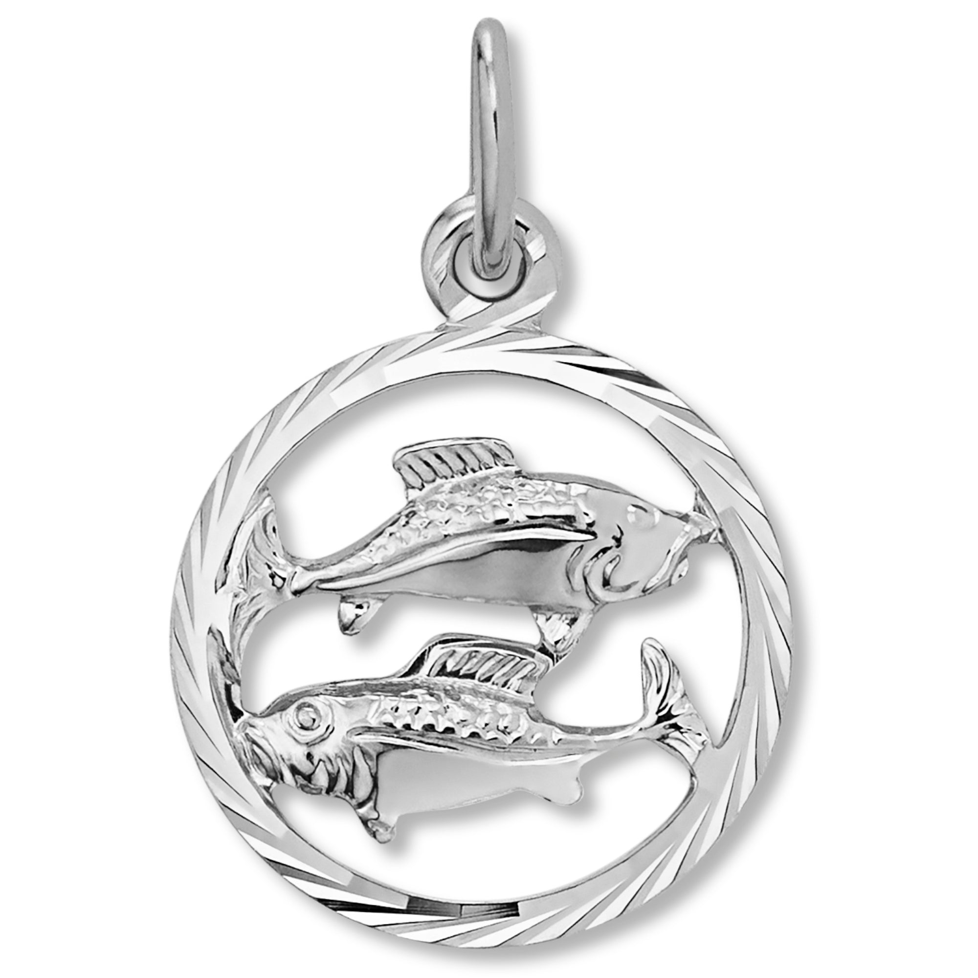Fische Sternzeichen Anhänger aus 925er Silber von ONE ELEMENT – Bild 1