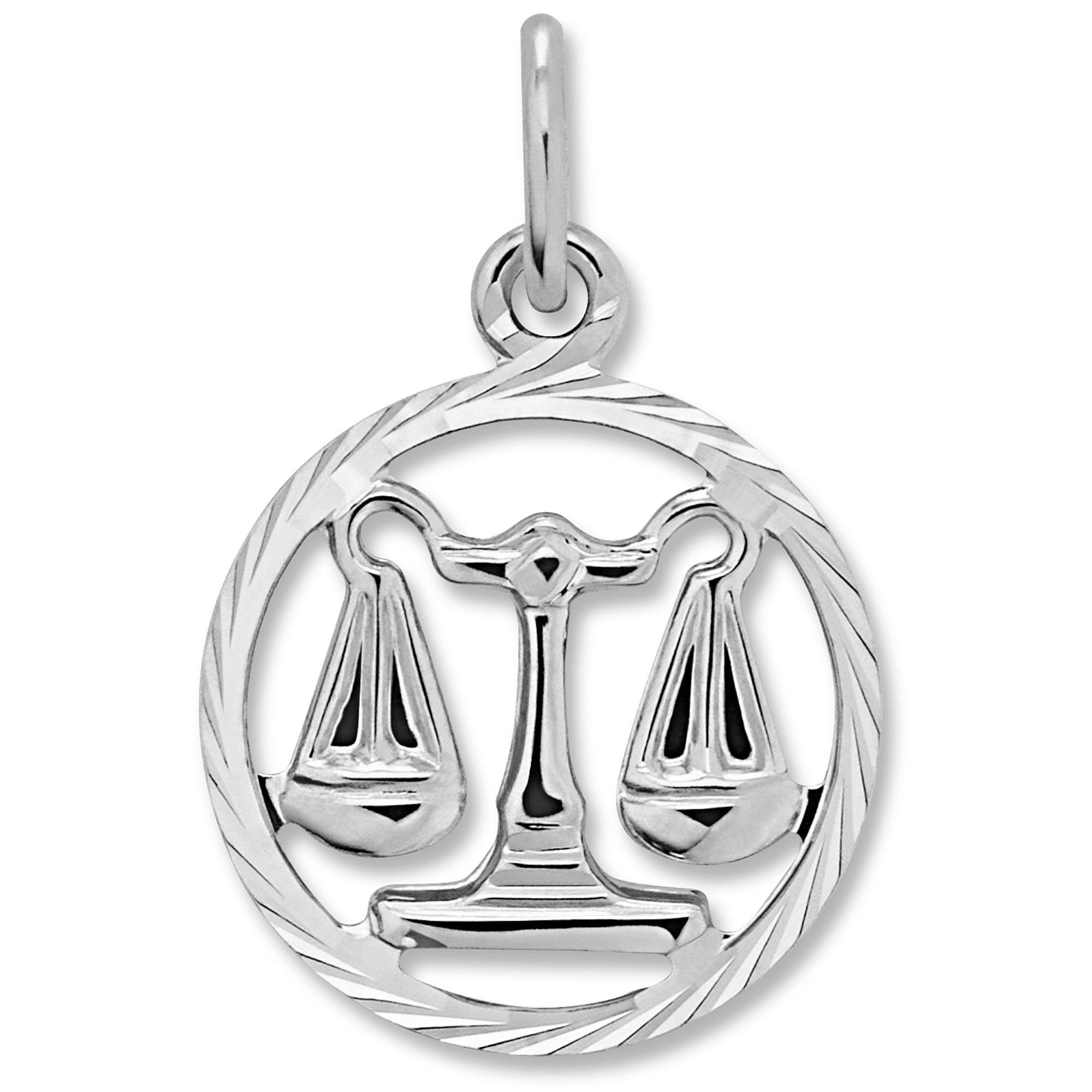 Waage Sternzeichen Anhänger aus 925er Silber von ONE ELEMENT – Bild 1