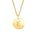 Buchstabe E Buchstaben Anhänger aus 333er Gelbgold Ø 11,0 mm von ONE ELEMENT – Bild 1