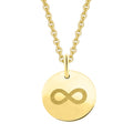 unendlich Anhänger aus 333er Gelbgold Ø 11,0 mm von ONE ELEMENT – Bild 1