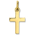 Kreuz Anhänger aus 333er Gelbgold von ONE ELEMENT – Bild 1