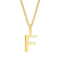 Buchstabe F Buchstaben Anhänger aus 333er Gelbgold von ONE ELEMENT – Bild 1