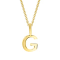 Buchstabe G Buchstaben Anhänger aus 333er Gelbgold von ONE ELEMENT – Bild 1