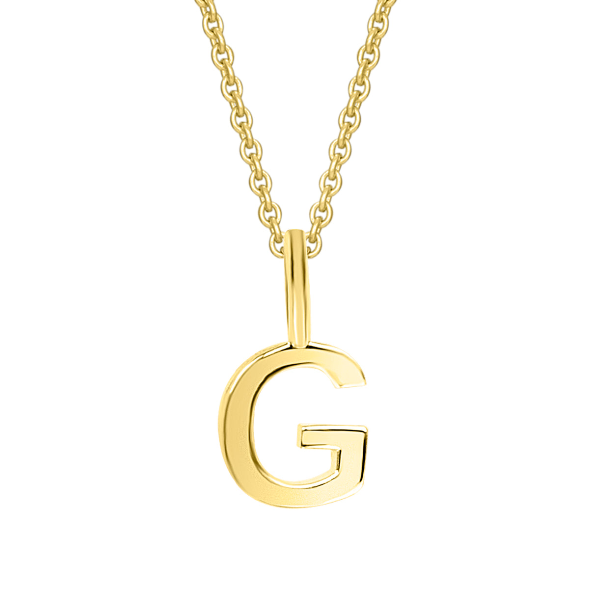 Buchstabe G Buchstaben Anhänger aus 333er Gelbgold von ONE ELEMENT – Bild 1