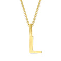 Buchstaben-Anhänger L aus 333er Gelbgold von ONE ELEMENT
