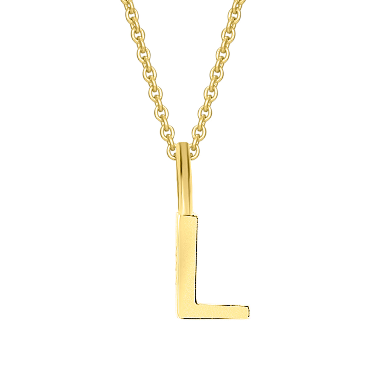 Buchstaben-Anhänger L aus 333er Gelbgold von ONE ELEMENT