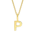 Buchstabe P Buchstaben Anhänger aus 333er Gelbgold von ONE ELEMENT – Bild 1