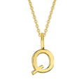 Buchstabe Q Buchstaben Anhänger aus 333er Gelbgold von ONE ELEMENT – Bild 1
