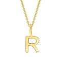 Buchstabe R Buchstaben Anhänger aus 333er Gelbgold von ONE ELEMENT – Bild 1