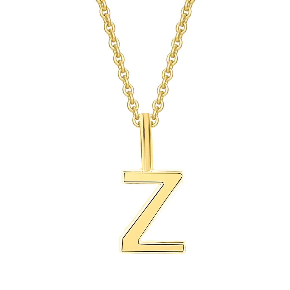 Buchstabe Z Buchstaben Anhänger aus 333er Gelbgold von ONE ELEMENT – Bild 1