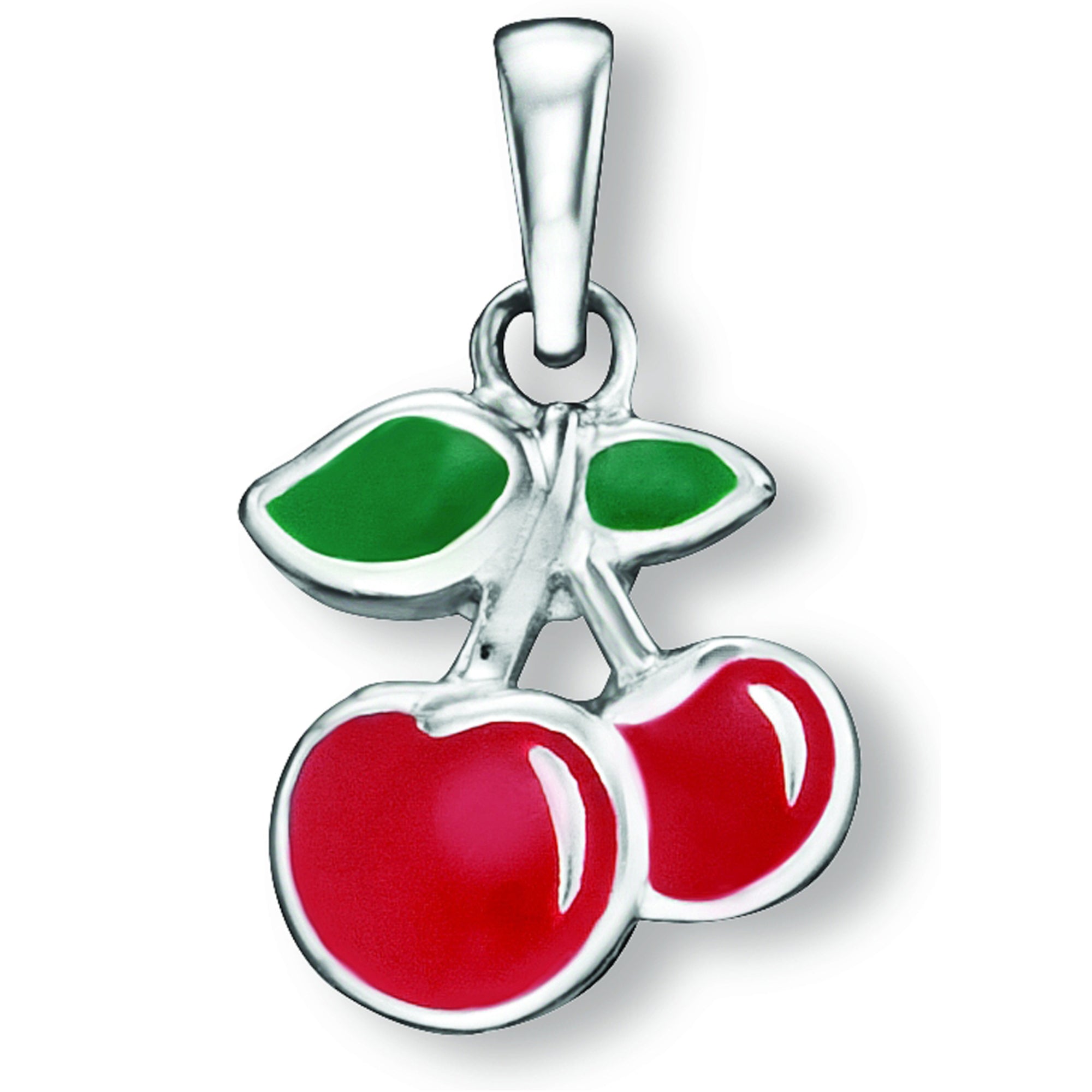 Kirsche Anhänger aus 925er Silber von ONE ELEMENT – Bild 1