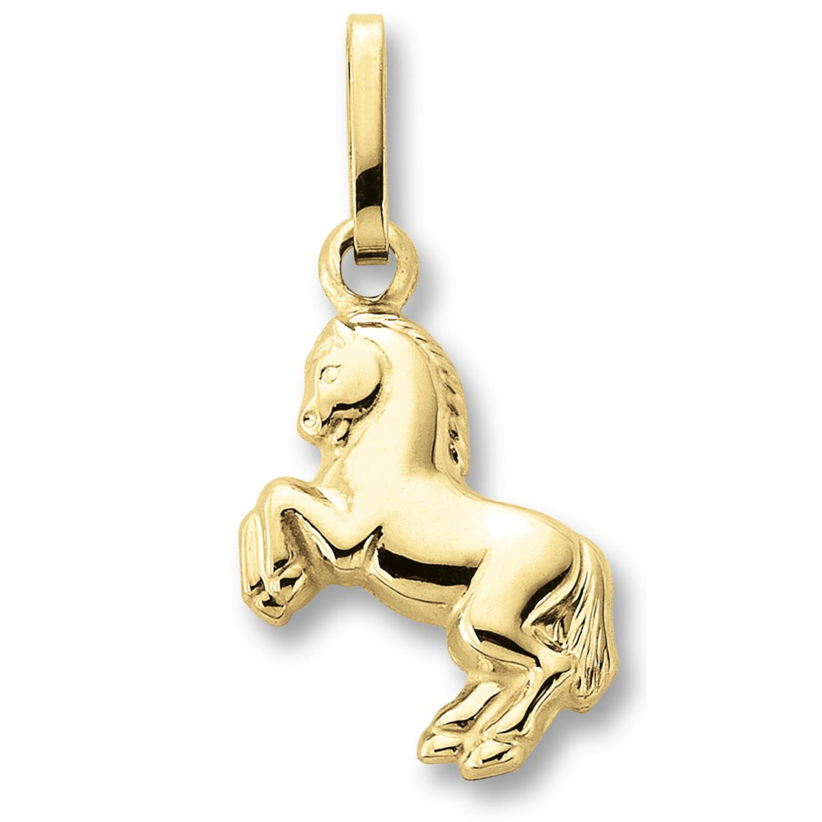 Pferd Anhänger aus 333er Gelbgold von ONE ELEMENT – Bild 1