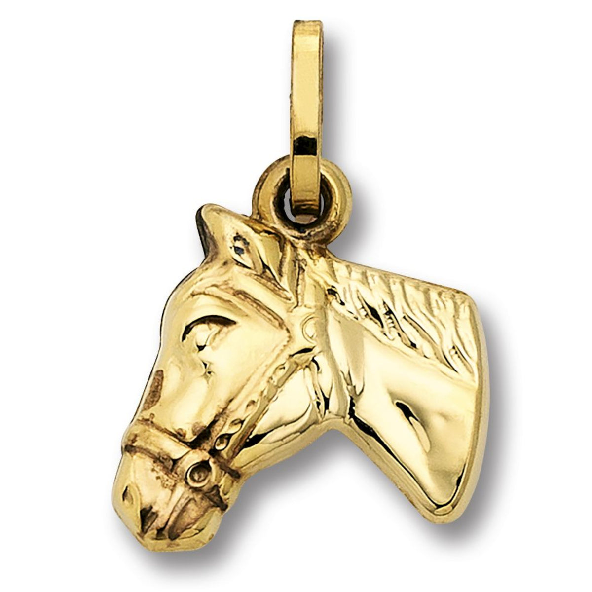 Pferd Anhänger aus 333er Gelbgold von ONE ELEMENT – Bild 1