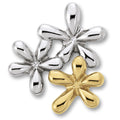Blume Anhänger aus 925er Silber von ONE ELEMENT – Bild 1