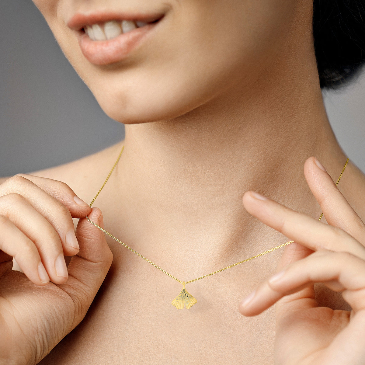 Anhänger aus 333er Gelbgold von ONE ELEMENT – Bild 2