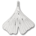 Ginkgoblatt Anhänger aus 925er Silber von ONE ELEMENT – Bild 1