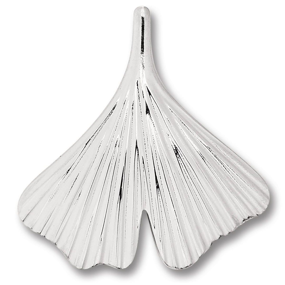 Ginkgoblatt Anhänger aus 925er Silber von ONE ELEMENT – Bild 1