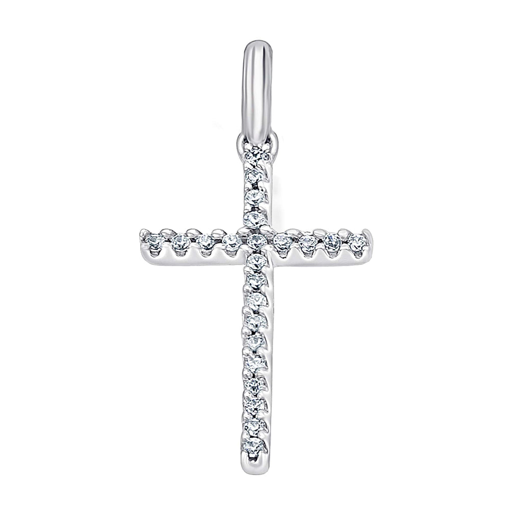 0,07 ct Diamant Brillant Anhänger aus 585er Weißgold von ONE ELEMENT – Bild 1