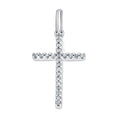 0,07 ct Diamant Brillant Anhänger aus 585er Weißgold von ONE ELEMENT – Bild 1