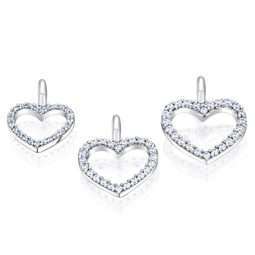 0,10 ct Diamant Brillant Anhänger aus 585er Weißgold von ONE ELEMENT – Bild 2