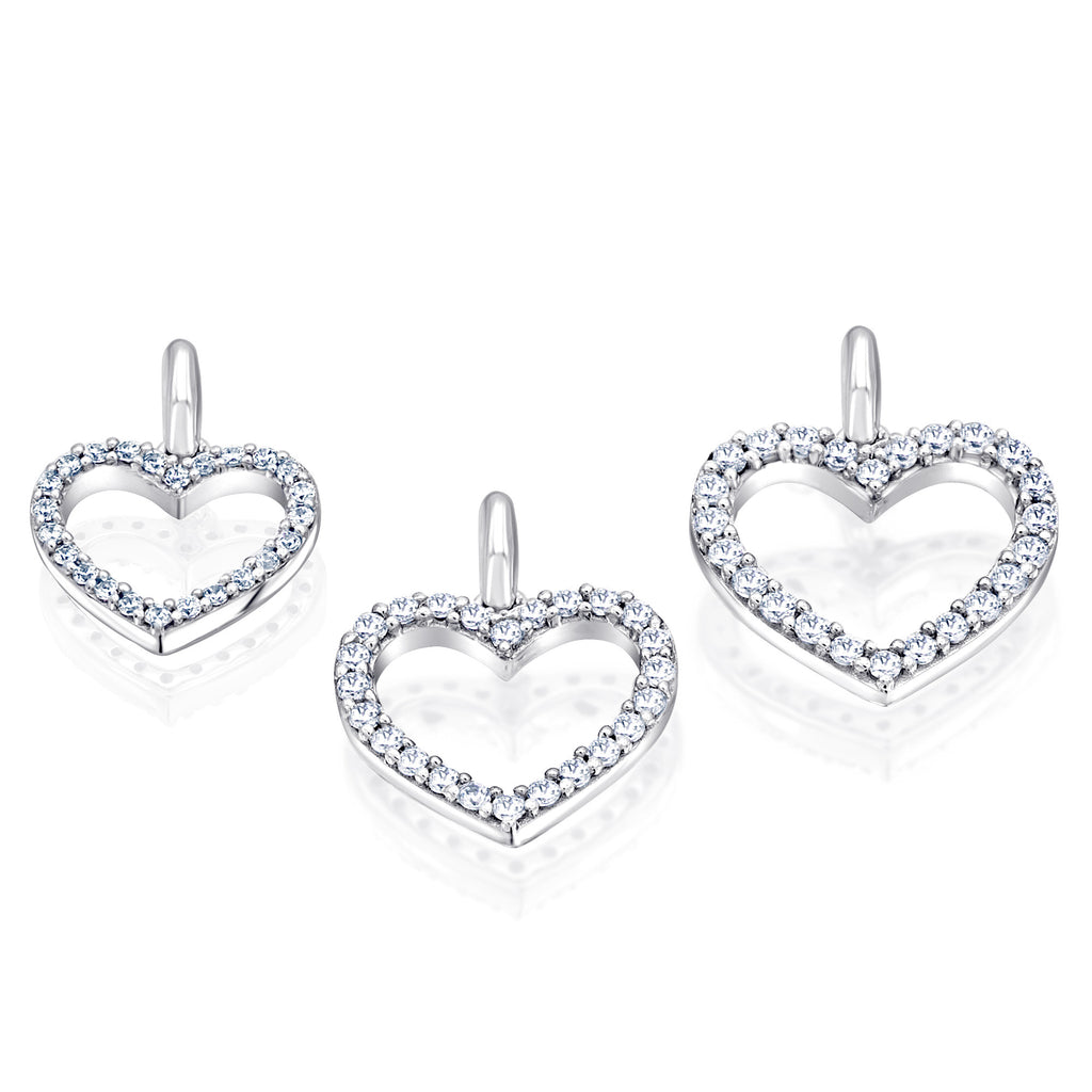 0,15 ct Diamant Brillant Anhänger aus 585er Weißgold von ONE ELEMENT – Bild 2