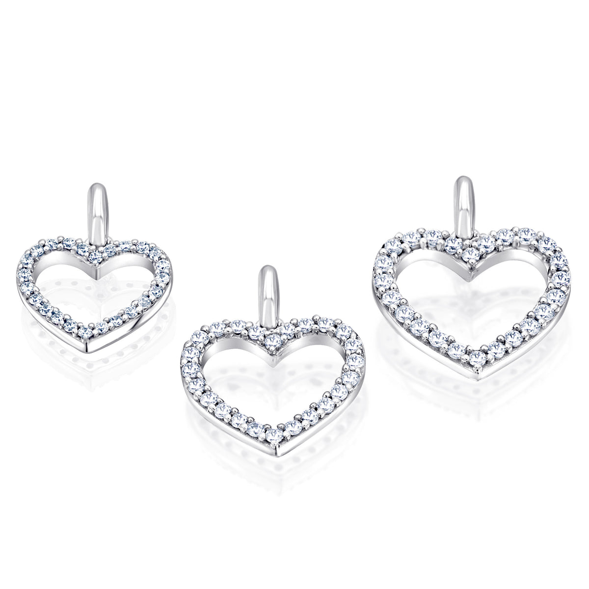 0,20 ct Diamant Brillant Anhänger aus 585er Weißgold von ONE ELEMENT – Bild 2