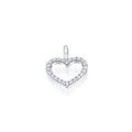 0,15 ct Diamant Brillant Anhänger aus 585er Weißgold von ONE ELEMENT – Bild 1