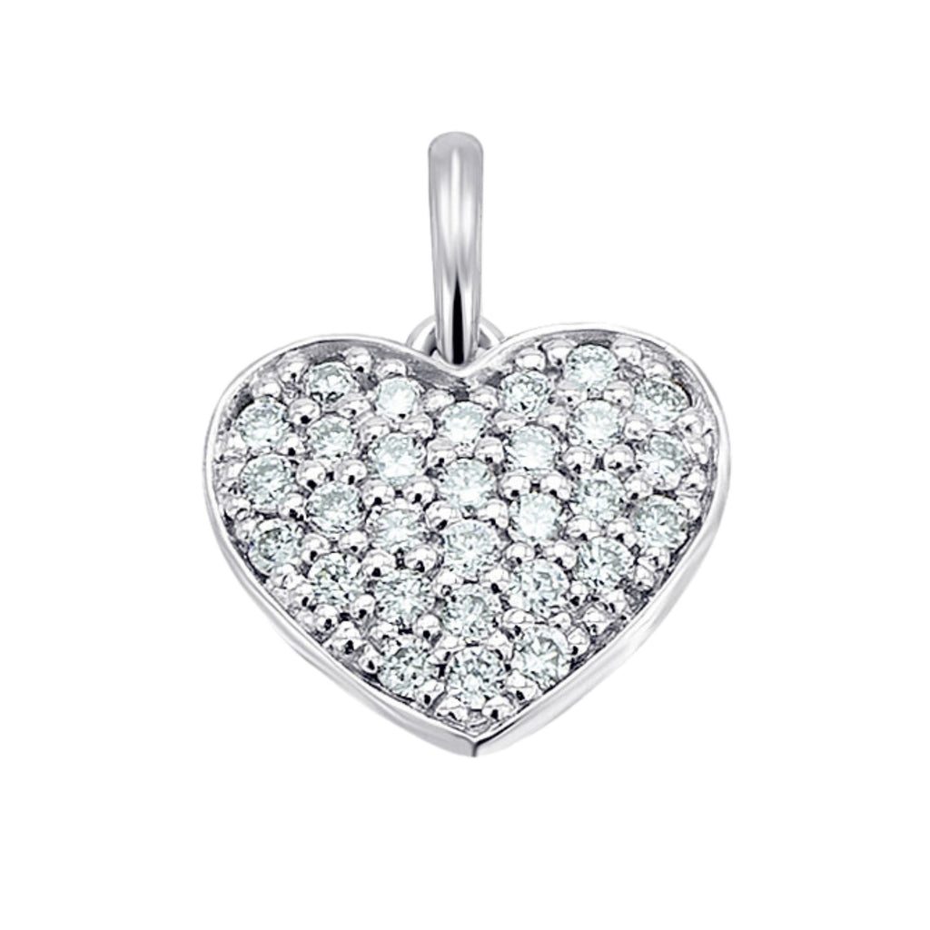 0,10 ct Diamant Brillant Anhänger aus 585er Weißgold von ONE ELEMENT – Bild 1