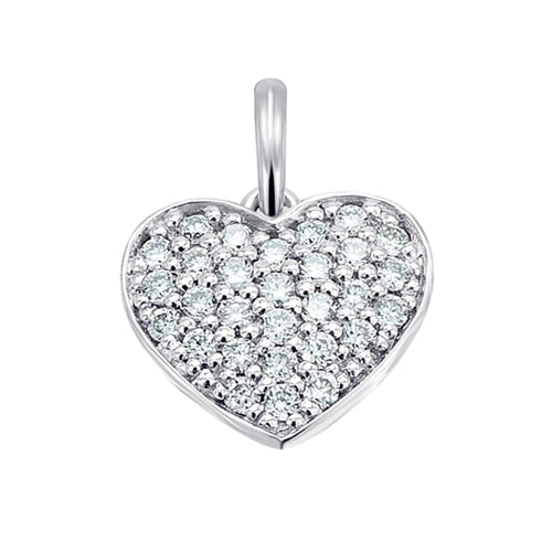 0,10 ct Diamant Brillant Anhänger aus 585er Weißgold von ONE ELEMENT – Bild 1
