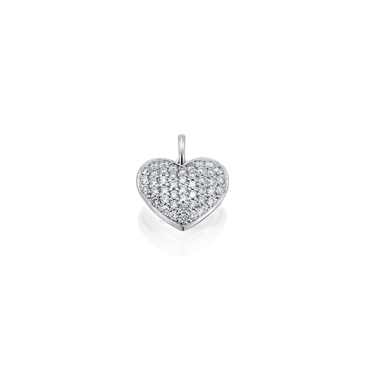 0,25 ct Diamant Brillant Anhänger aus 585er Weißgold von ONE ELEMENT – Bild 1