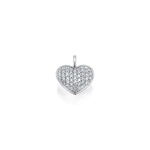 0,25 ct Diamant Brillant Anhänger aus 585er Weißgold von ONE ELEMENT – Bild 1