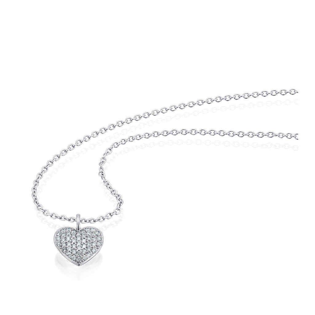 0,25 ct Diamant Brillant Anhänger aus 585er Weißgold von ONE ELEMENT – Bild 2