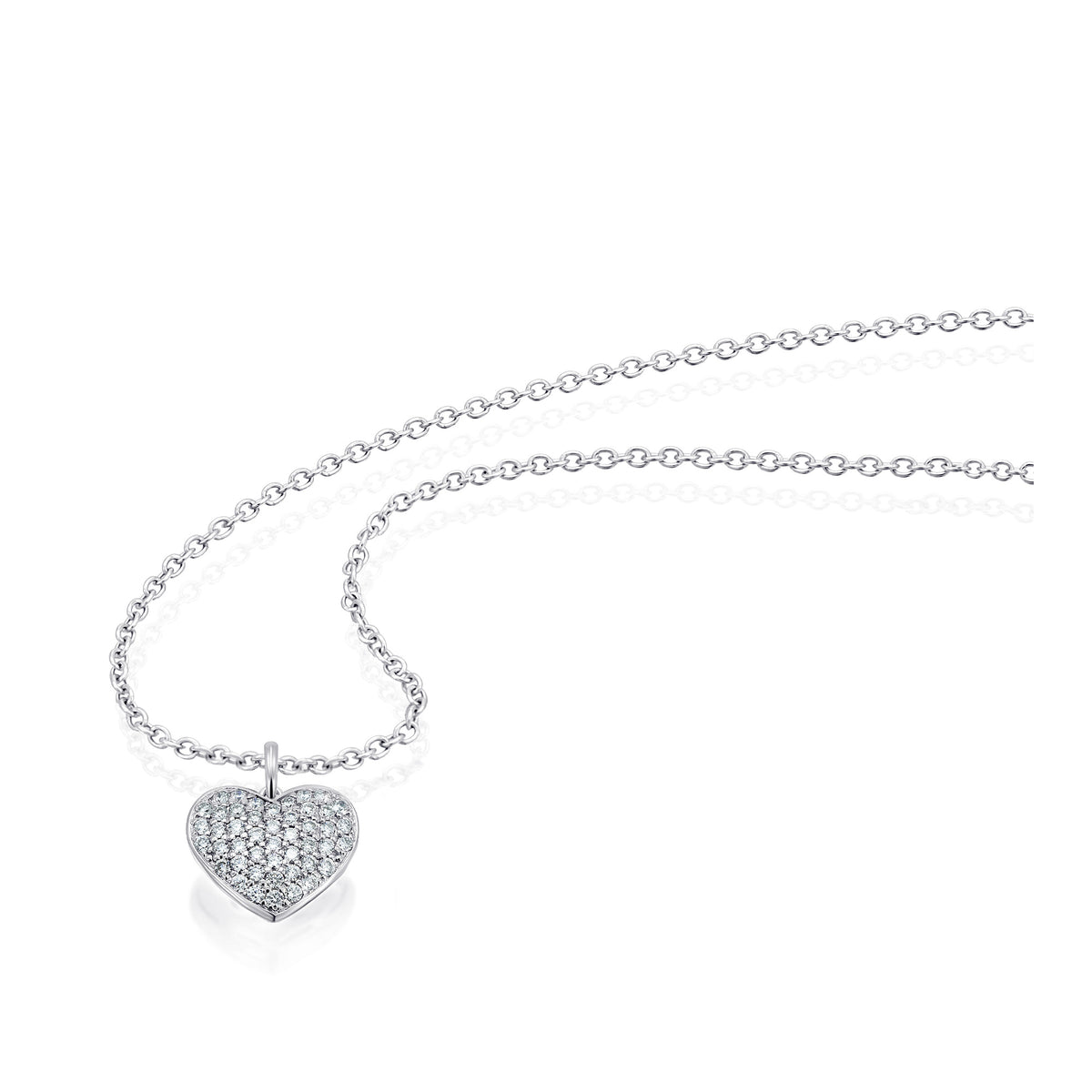 0,25 ct Diamant Brillant Anhänger aus 585er Weißgold von ONE ELEMENT – Bild 2