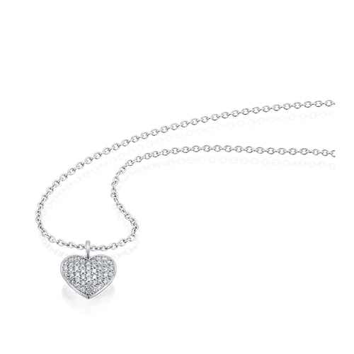0,25 ct Diamant Brillant Anhänger aus 585er Weißgold von ONE ELEMENT – Bild 2