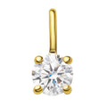 Anhänger aus 585er Gelbgold mit Brillantbesatz, 0,1 ct von ONE ELEMENT