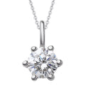 0.1 ct Diamant Brillant Anhänger aus 585er Weißgold von ONE ELEMENT – Bild 1