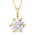 0.25 ct Diamant Brillant Anhänger aus 585er Gelbgold von ONE ELEMENT – Bild 1