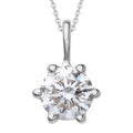 0.25 ct Diamant Brillant Anhänger aus 585er Weißgold von ONE ELEMENT – Bild 1