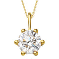 0.3 ct Diamant Brillant Anhänger aus 585er Gelbgold von ONE ELEMENT – Bild 1