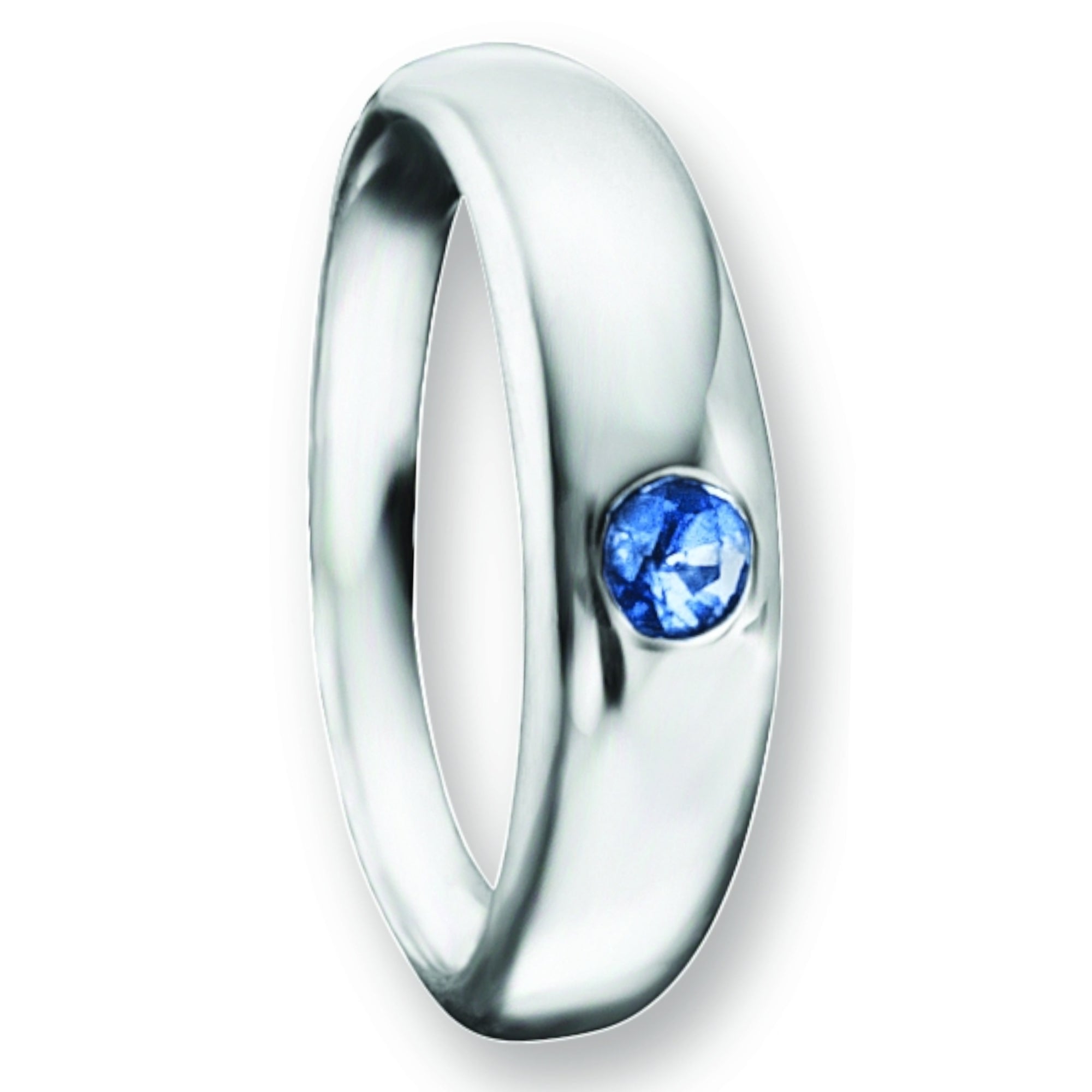 Safir Taufring Anhänger aus 925er Silber von ONE ELEMENT – Bild 1