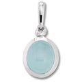 Chalcedon Anhänger aus 925er Silber von ONE ELEMENT – Bild 1