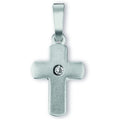 Zirkonia Kreuz Anhänger aus 925er Silber von ONE ELEMENT – Bild 1